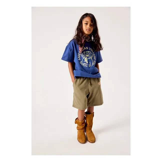 T-shirt Fizvalley Chien | Bleu