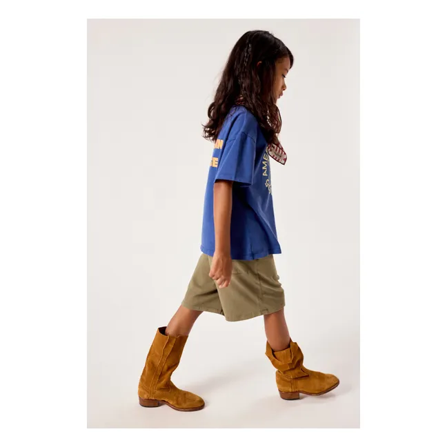 T-shirt Fizvalley Chien | Bleu