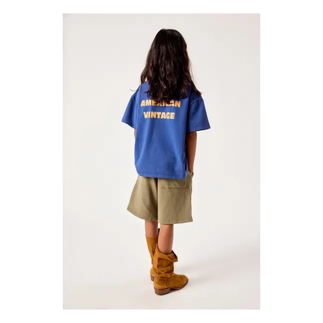 T-shirt Fizvalley Chien | Bleu