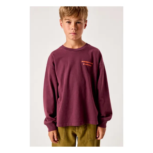 Fizvalley Cool Kids T-shirt  | Aubergine