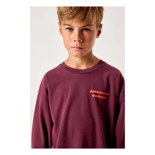 Fizvalley Cool Kids T-shirt  | Aubergine