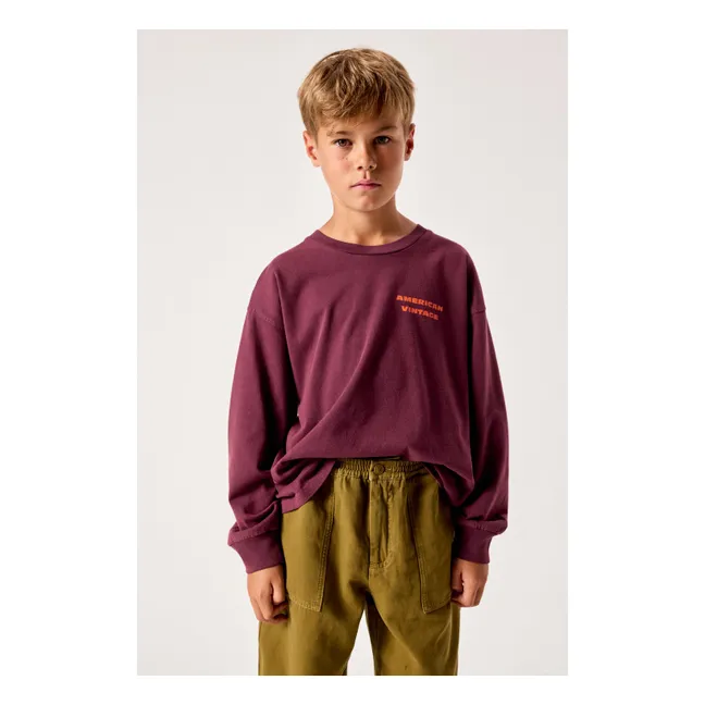 Fizvalley Cool Kids T-shirt  | Aubergine