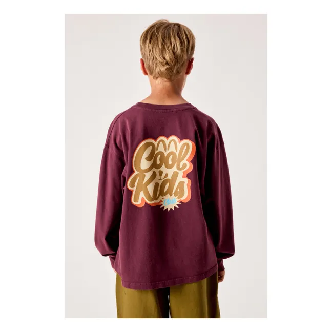 Fizvalley Cool Kids T-shirt  | Aubergine