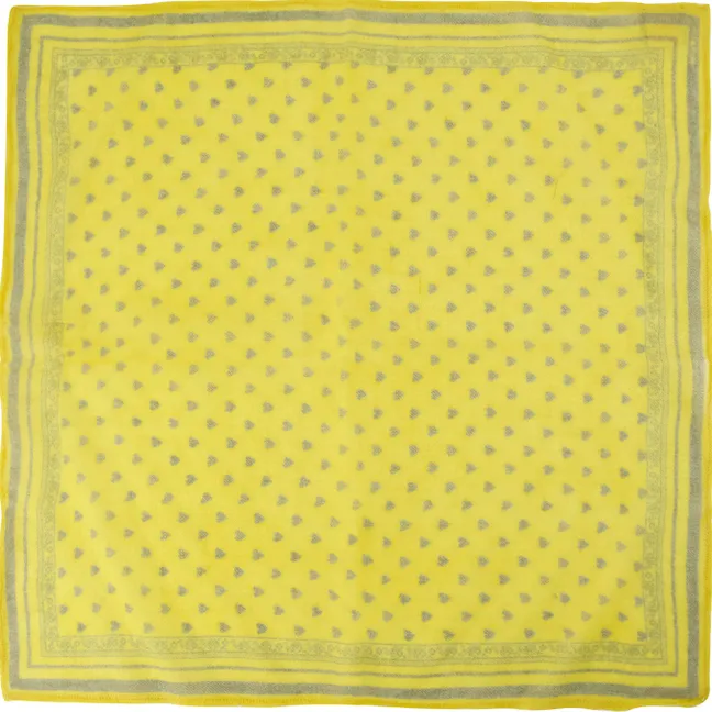 Foulard Foulove Laine | Jaune moutarde