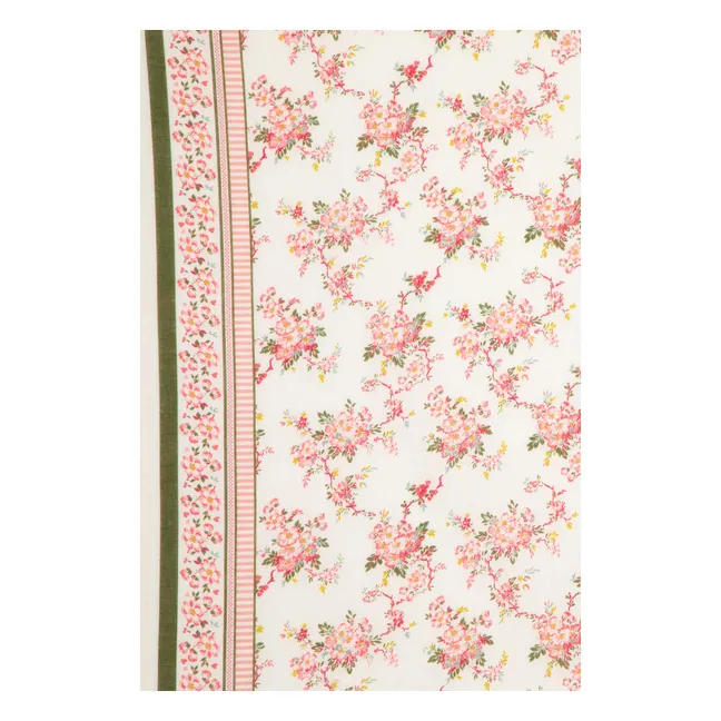 Foulsunday Floral Scarf | Ecru