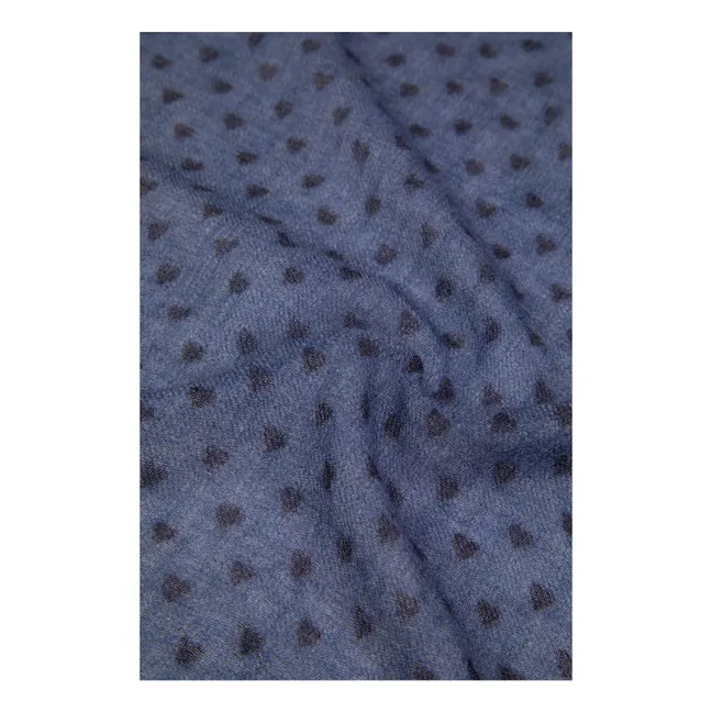 Foulard Foulove Laine | Bleu horizon