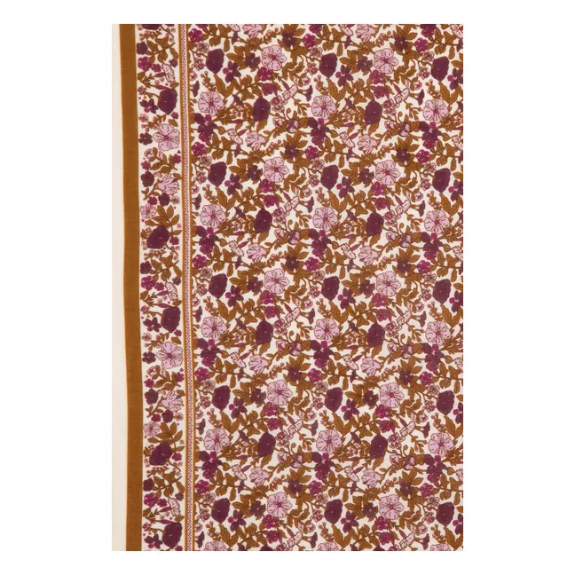 Foulondon Fleuri Scarf | Caramel