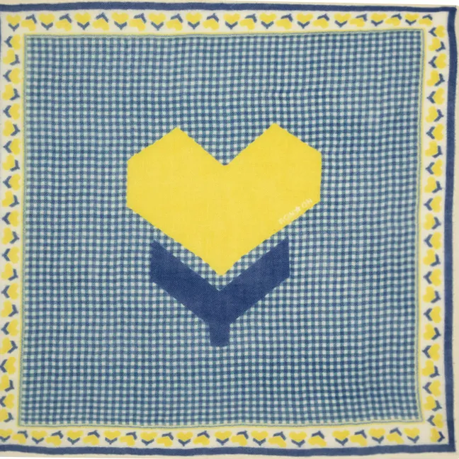 Vichy scarf | Blue