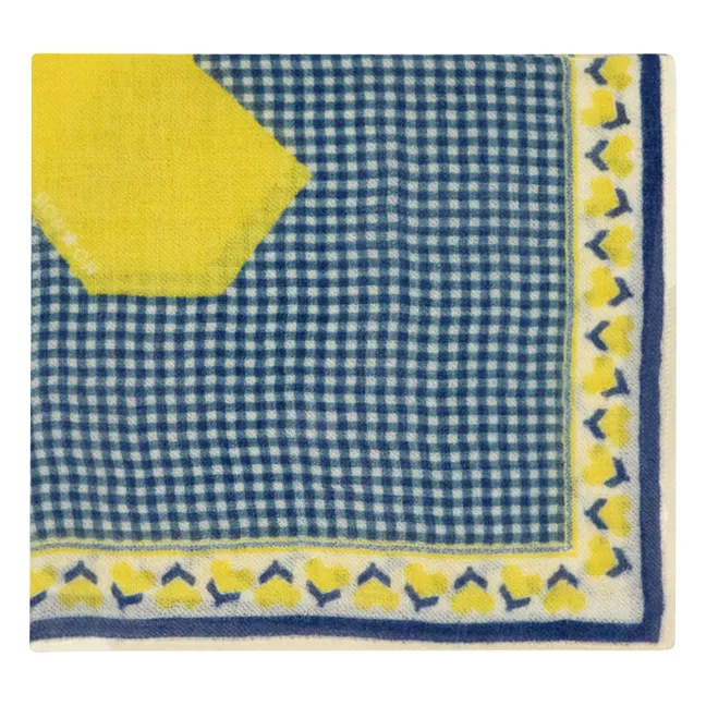 Vichy scarf | Blue