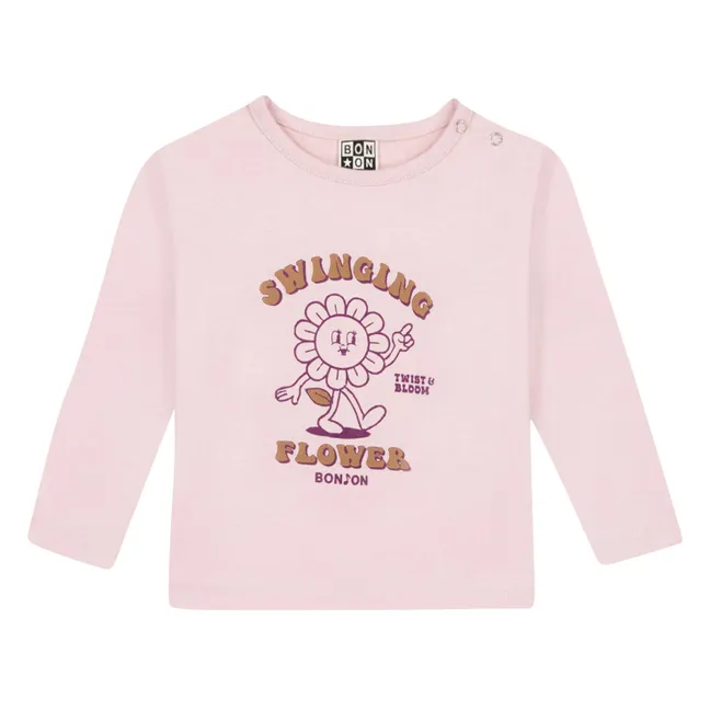 T-shirt Taxi Swinging | Rose pâle