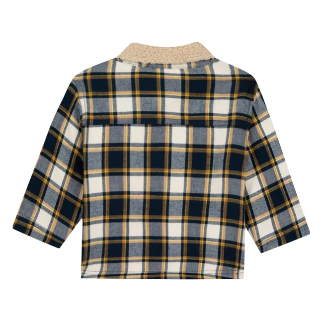 Veste Piloti Carreaux Bébé | Blanc