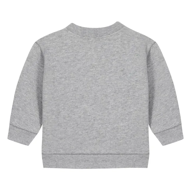 Sweat Smily Happi | Gris chiné