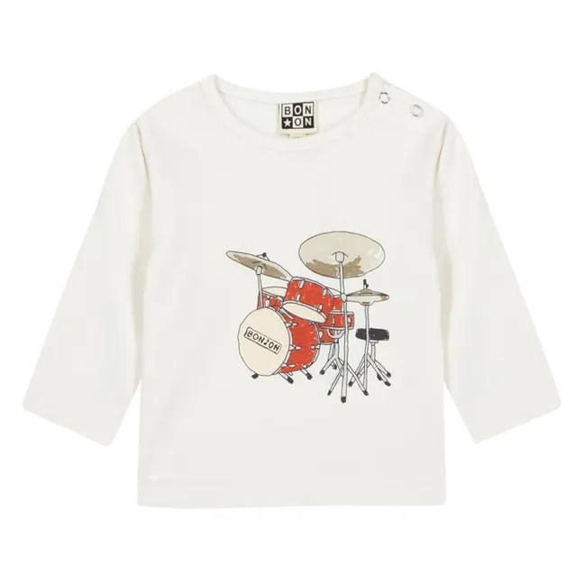 T-shirt Taxi Drummy | Ecru