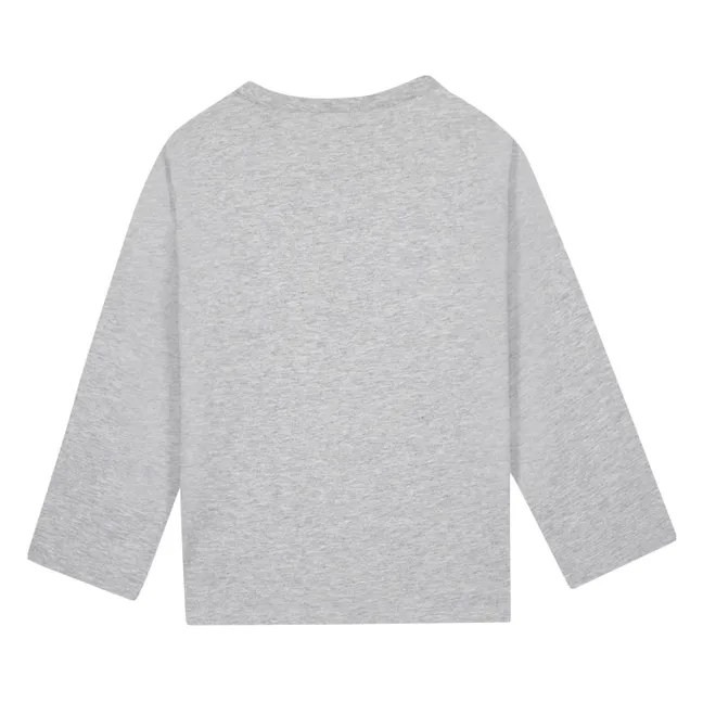 T-shirt Taxo Fish & Chips | Gris chiné