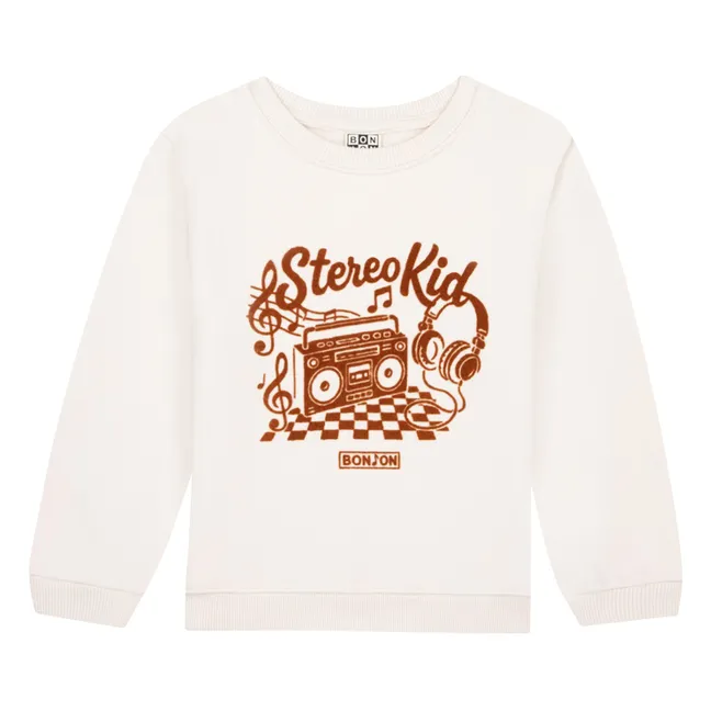 Sweat Smile Stereokid | Ecru
