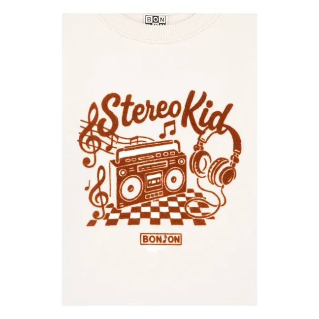 Sweat Smile Stereokid | Ecru