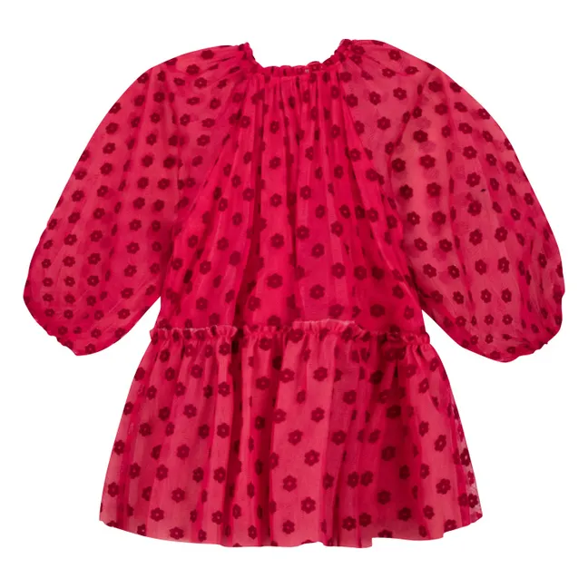 Robe Phedre Fleurs | Rose fuschia