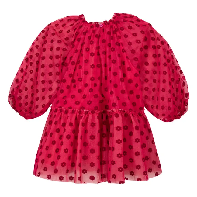 Robe Phedre Fleurs | Rose fuschia