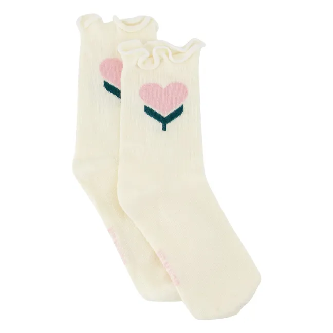 Chausettes One Love | Ecru