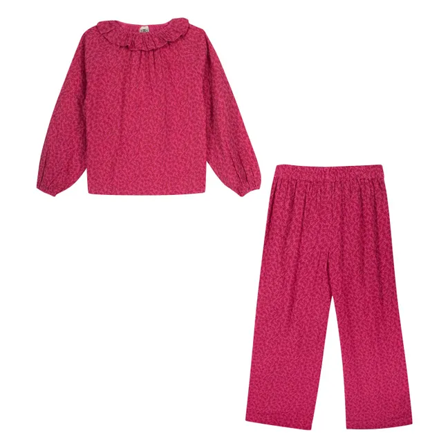 Pyjama Papita Fleuri | Framboise
