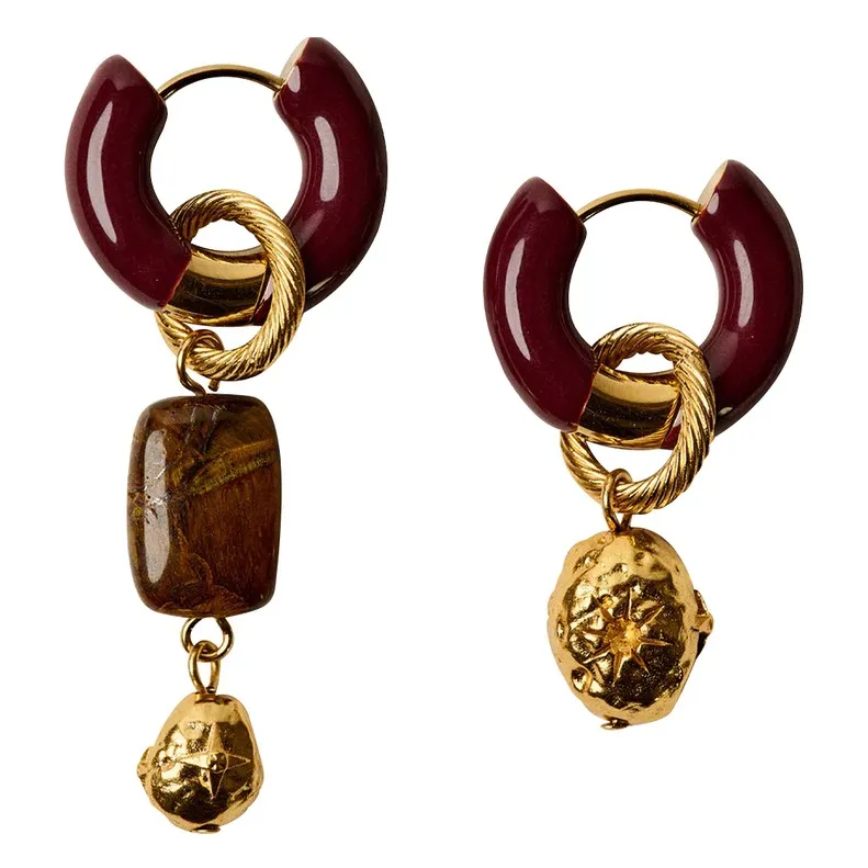Boucles d'Oreilles Nilla | Doré- Image produit n°0
