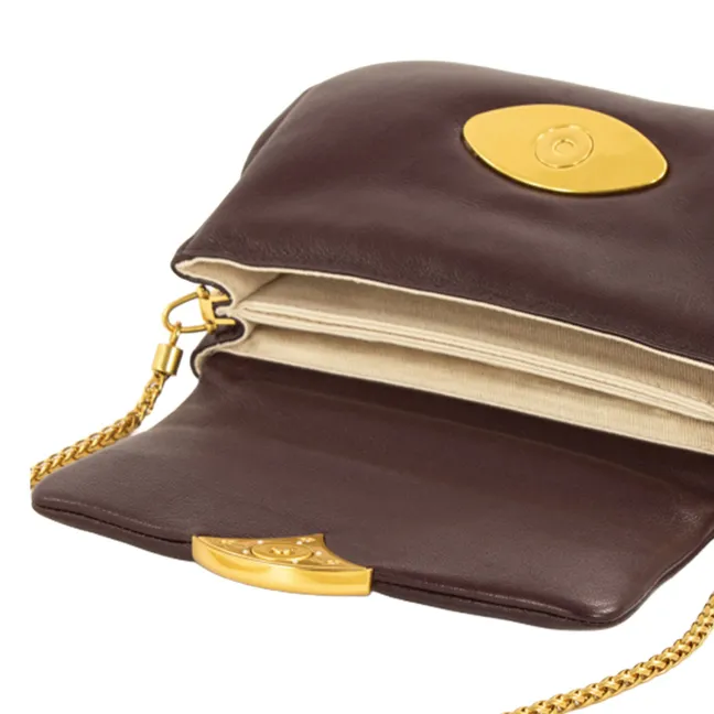Sac Diviluz Puffy Cuir | Taupe