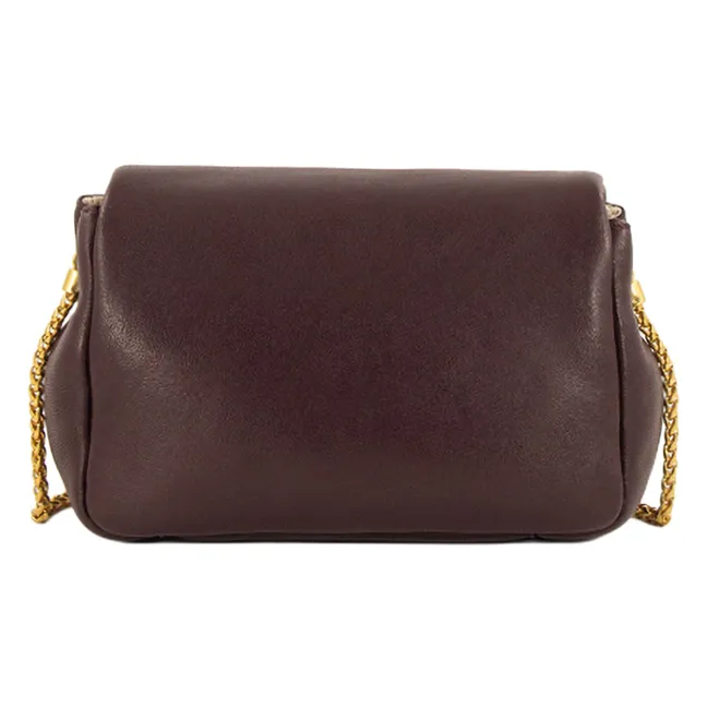 Sac Diviluz Puffy Cuir | Taupe