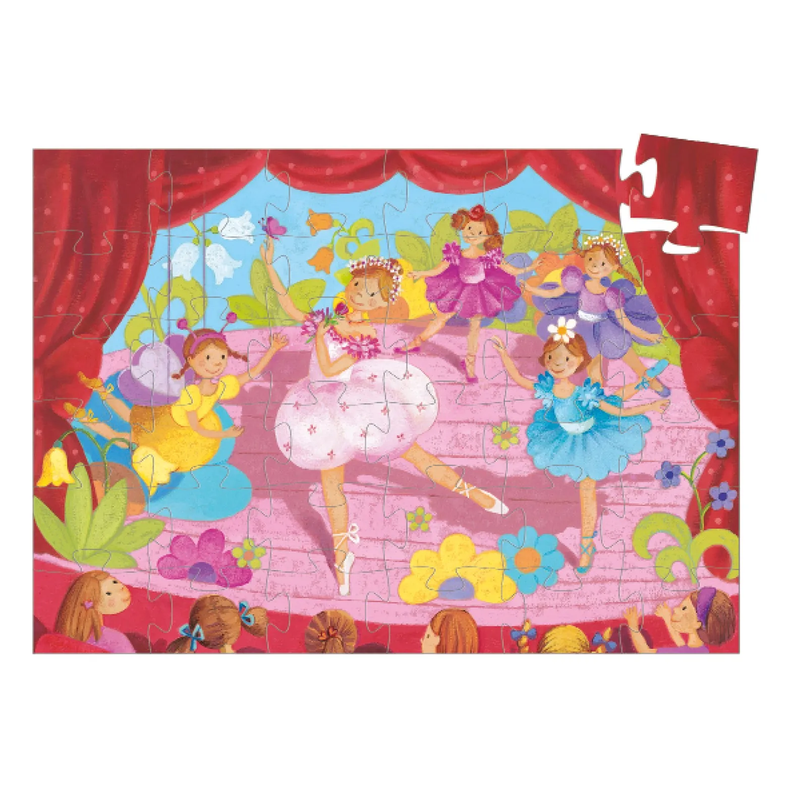 Djeco Multicoloured 'The Ballerina With The Flower' Puzzle - 36 Pieces