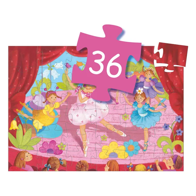 Puzzle La ballerine à la fleur - 36 pièces
