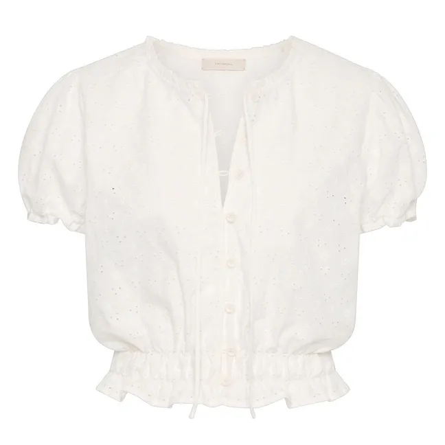 Top Santana Coton | Blanc