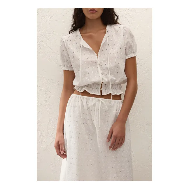 Top Santana Coton | Blanc