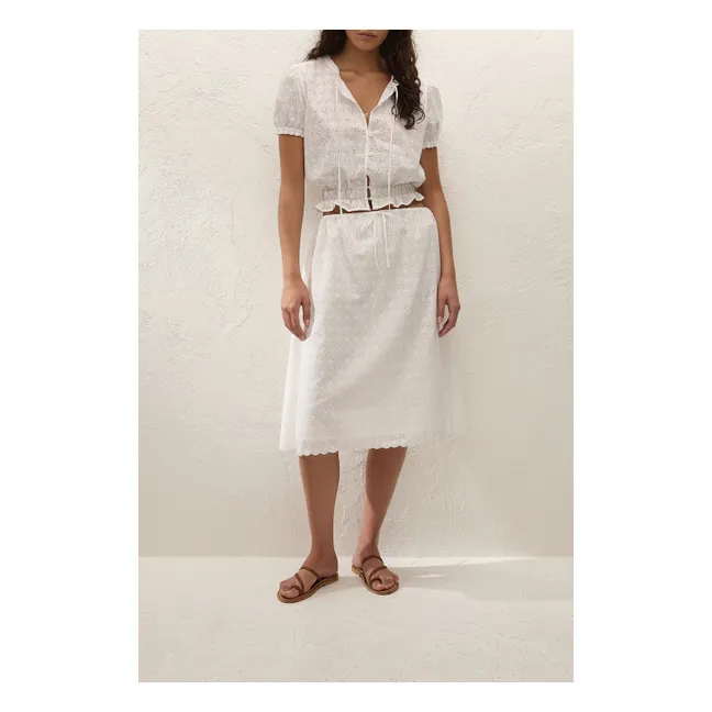 Top Santana Coton | Blanc