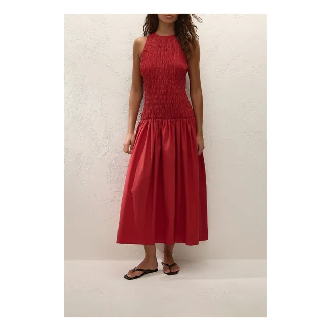 Robe Sanchia Coton | Rouge