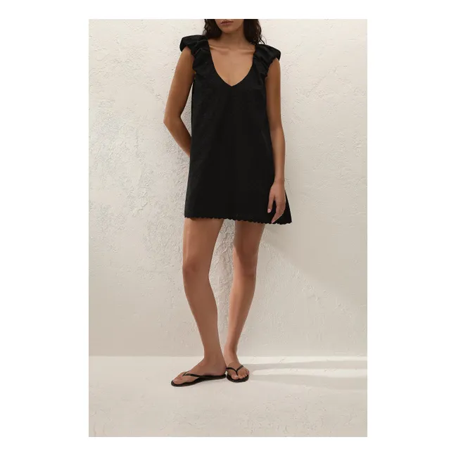 Robe Clementina Coton | Noir