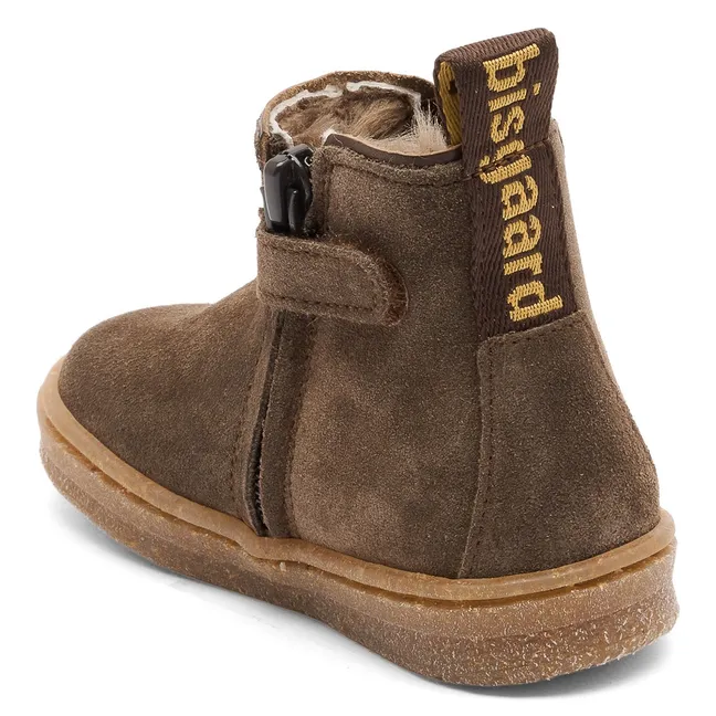 Phillip Lamb Suede Ankle Boots | Dark Brown