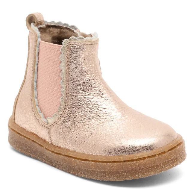 Siggi Lamb Ankle Boots | Pink