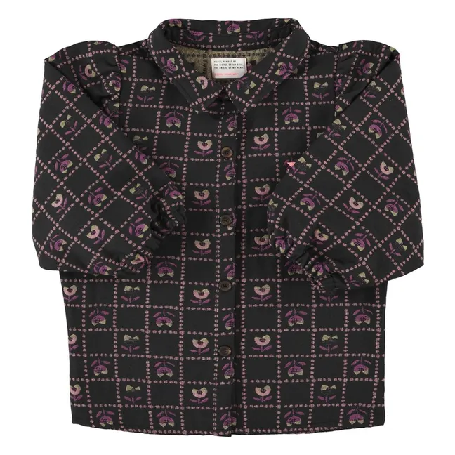 Veste Jacquard Coton | Noir