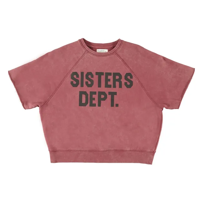 Sweat Violette Coton Bio | Bordeaux