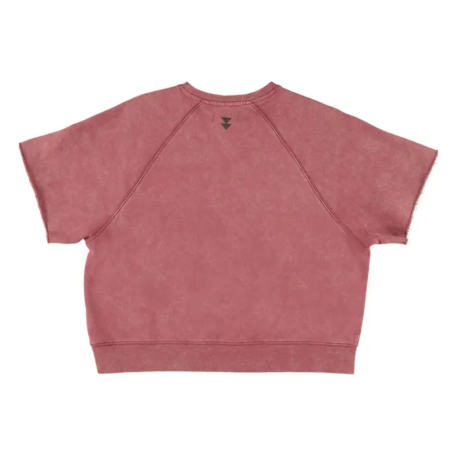 Sweat Violette Coton Bio | Bordeaux
