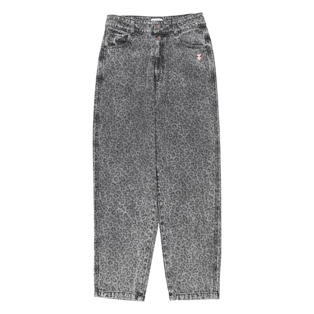 Jean Animal Coton | Washed Black