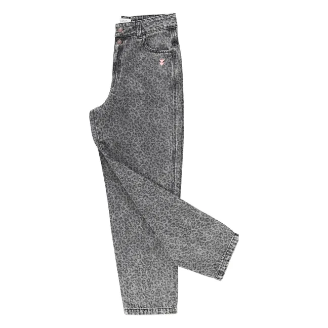 Jean Animal Coton | Washed Black