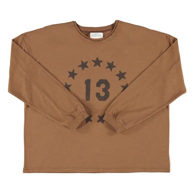 T-shirt Juliette Coton Flamé | Marron