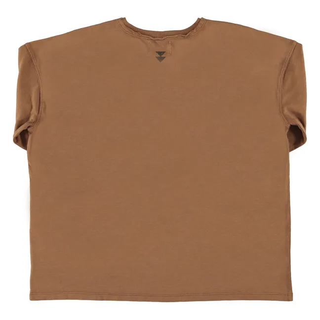 T-shirt Juliette Coton Flamé | Marron