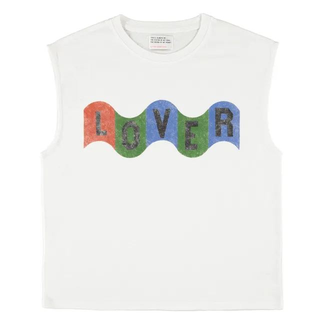 T-shirt Sophie Coton Flamé | Ecru