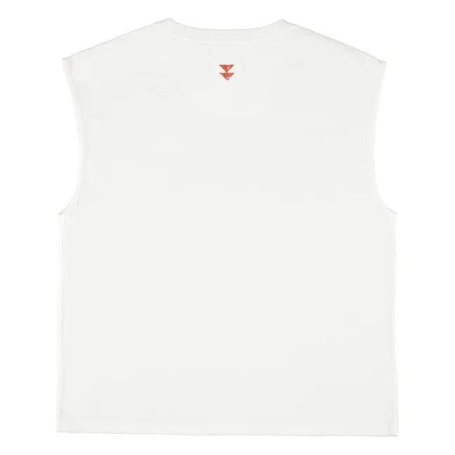 T-shirt Sophie Coton Flamé | Ecru
