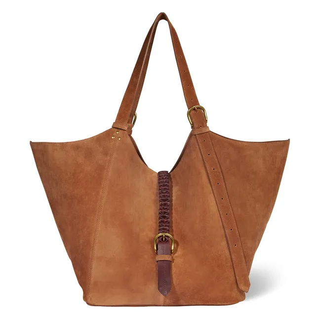 Sac Joseph M Croute Velours | Caramel