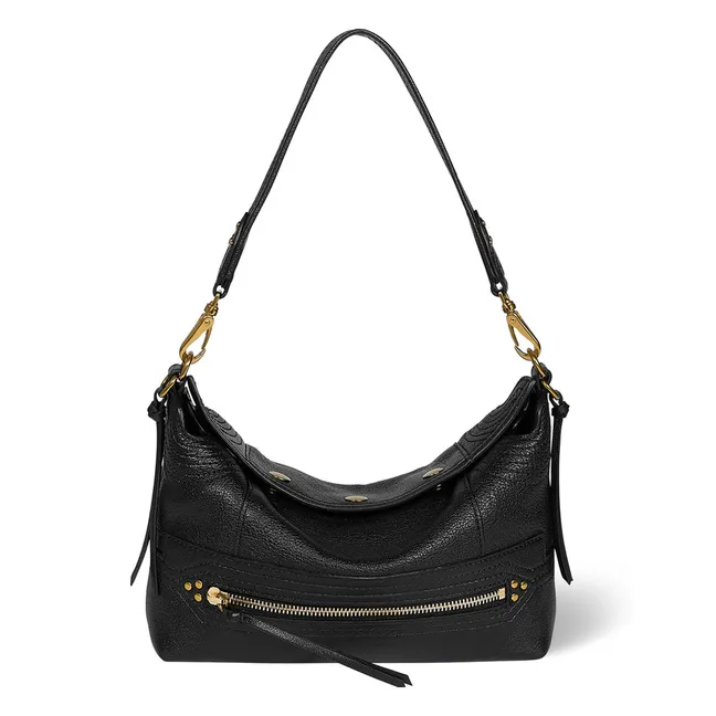 Sac Lucky Hobo Small Buffle | Noir