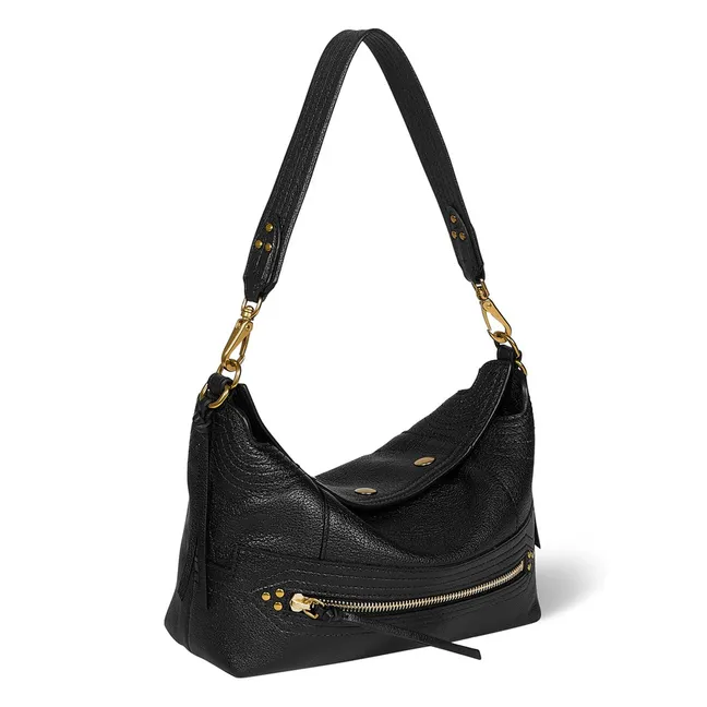 Sac Lucky Hobo Small Buffle | Noir