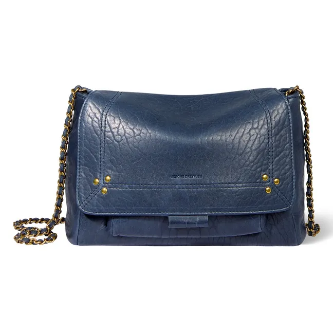 Sac Lulu M Agneau | Bleu marine