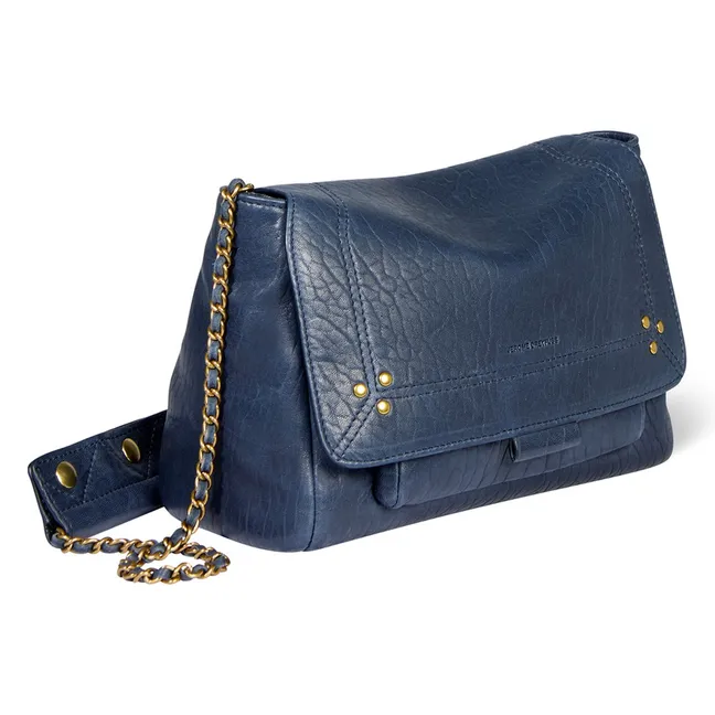 Sac Lulu M Agneau | Bleu marine